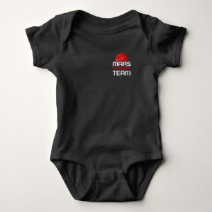 Occupy Mars 2020 Planet Martian Mars Running Team Baby Bodysuit