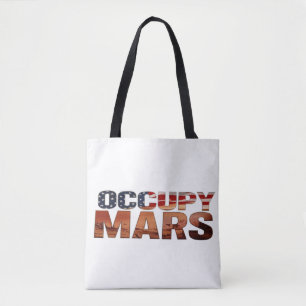 Occupy Mars Canvas Tote – Bold Statement for Futur Bag