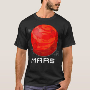 Occupy Mars Planet Design T-Shirt