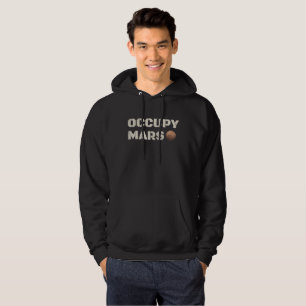 Occupy Mars Space Exploration Sci Fi Mens Hoodie