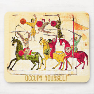 Occupy Mediaeval Art Pad Mouse Mat