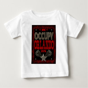 Occupy Orlando OWS protest 99 strong poster Baby T-Shirt