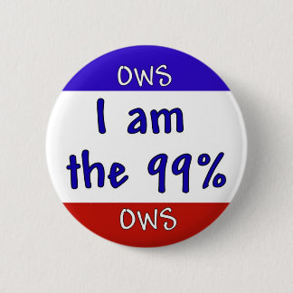 Occupy OWS 99% Button Pin
