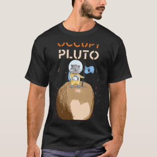 Occupy Pluto Never Forget Astronaut Cat In Space G T-Shirt