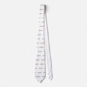 Occupy Rainbow Tie