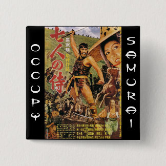 OCCUPY SAMURAI 15 CM SQUARE BADGE