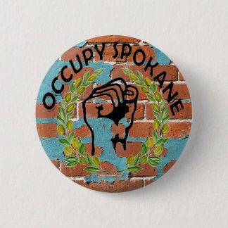 OCCUPY SPOKANE 6 CM ROUND BADGE