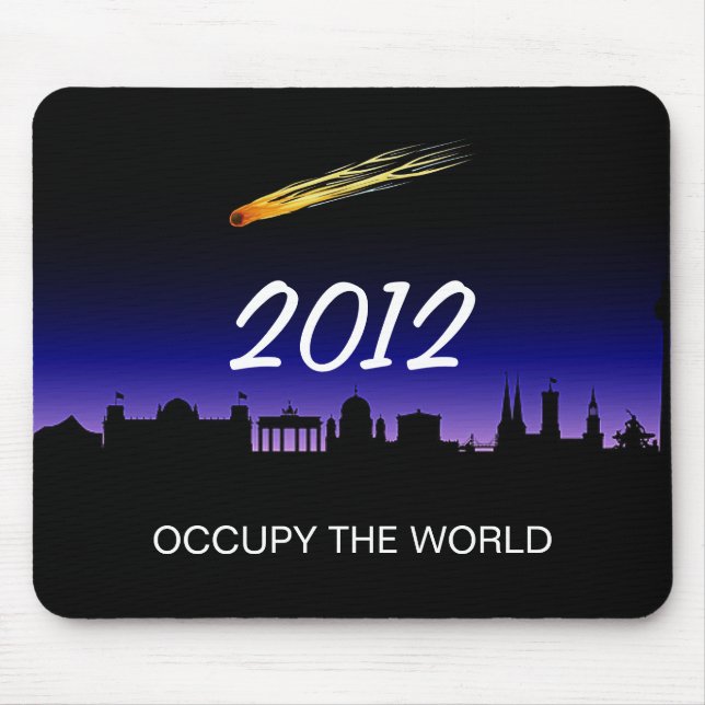 OCCUPY THE WORLD 2012 MOUSE MAT (Front)