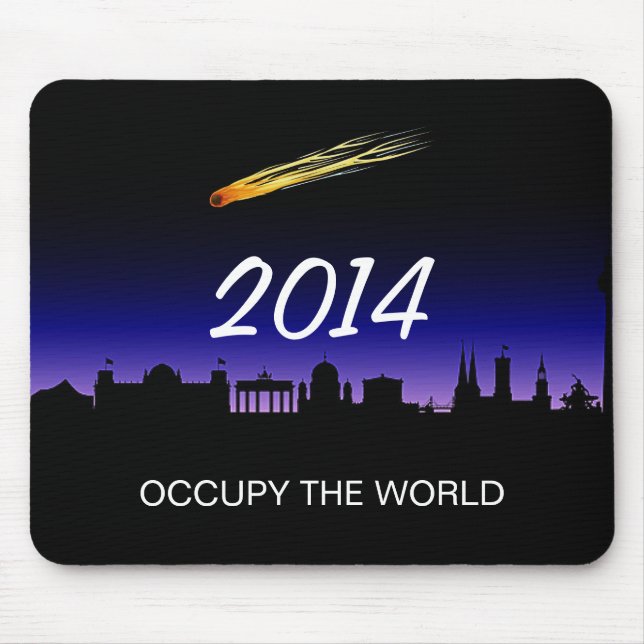 OCCUPY THE WORLD 2014 MOUSE MAT (Front)