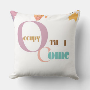 Occupy Till I Come   Bible Verse Double-Sided Cushion