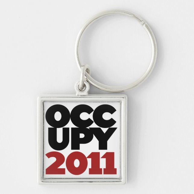 Occupy Wall Street 2011 Key Ring (Front)