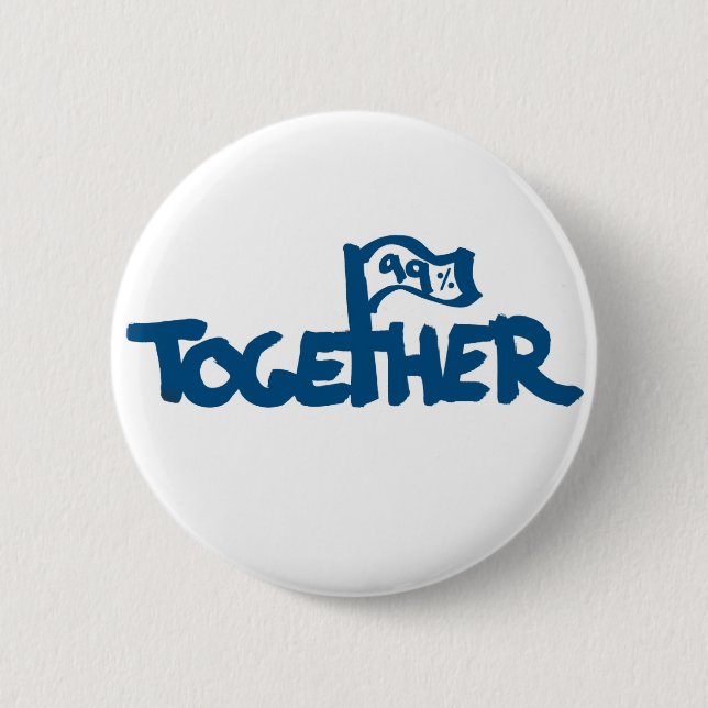 Occupy Wall Street 6 Cm Round Badge (Front)