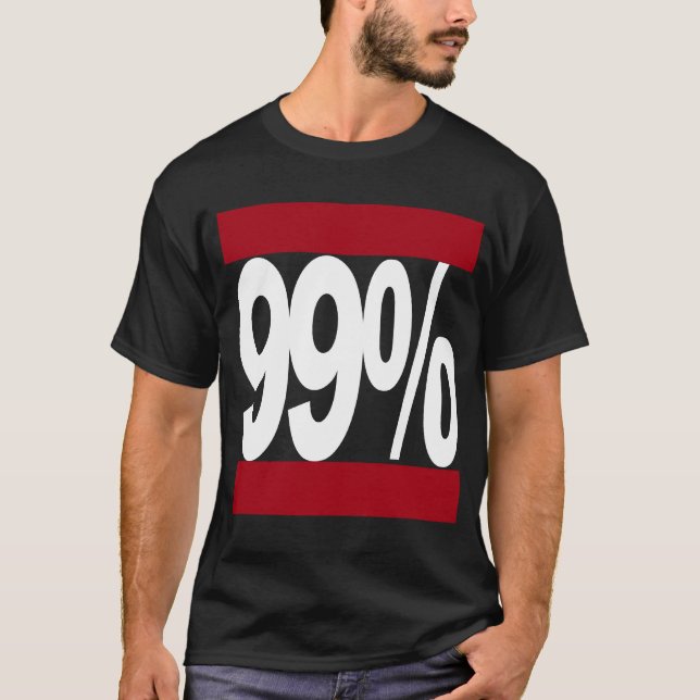Occupy Wall Street 99% Classic Hip-Hop Style Shirt (Front)