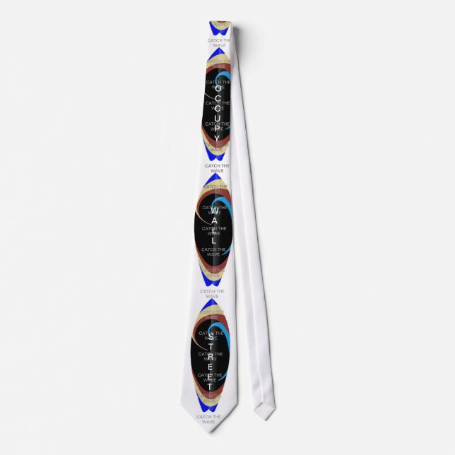 OCCUPY WALL STREET CATCH THE WAVE TIE (Front)