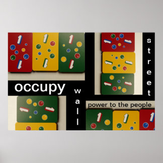 occupy wall street power to the people poster