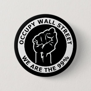 Occupy Wall Street, We Are The 99% 6 Cm Round Badge