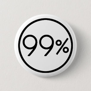 Occupy Wall Street We are the 99% Button