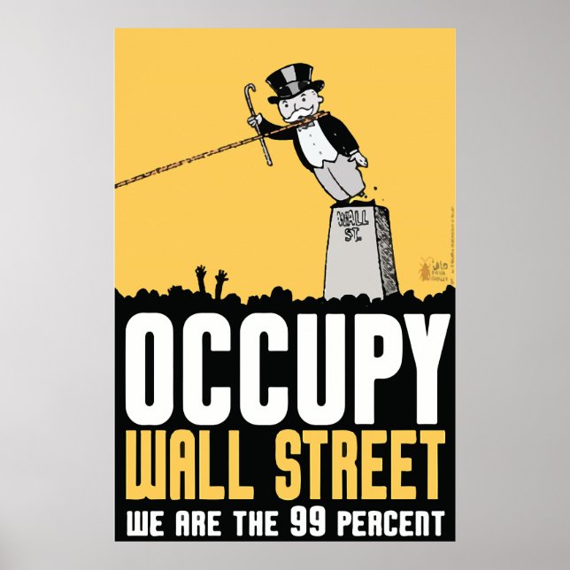 Occupy wall street we are the 99 percent poster (Front)
