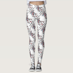 Occupy Your Heart With Happiness Anatomy Advice Leggings