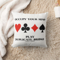 Occupy Your Mind Play Duplicate Bridge Card Suits