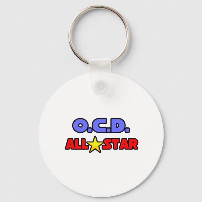 OCD All Star Key Ring (Front)