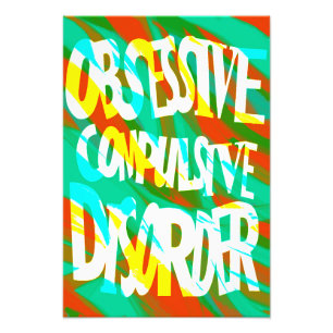 OCD Awareness, Colour Theory Poster