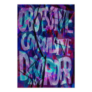 OCD Awareness, Colour Theory Poster (Textured)