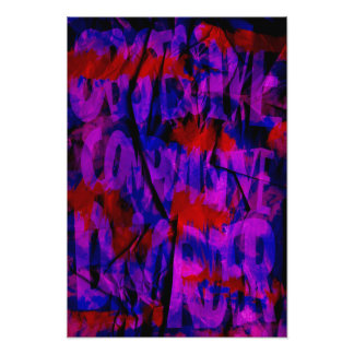 OCD Awareness, Colour Theory Poster (Textured) 