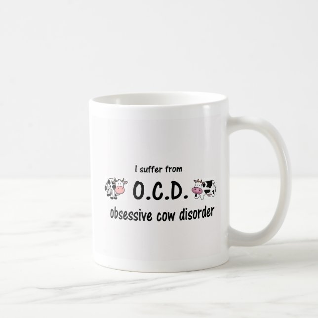 OCD Cow Coffee Mug (Right)