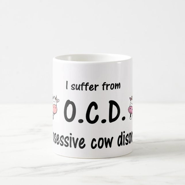 OCD Cow Coffee Mug (Center)