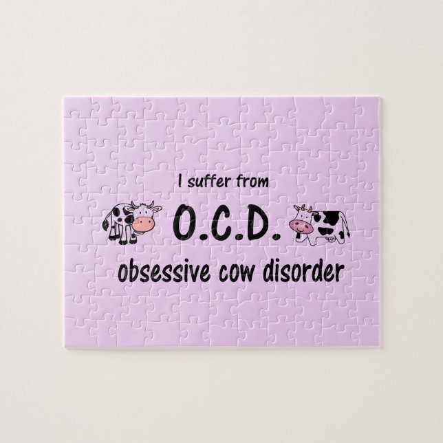 OCD Cow Jigsaw Puzzle (Horizontal)