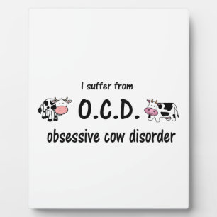 OCD Cow Plaque
