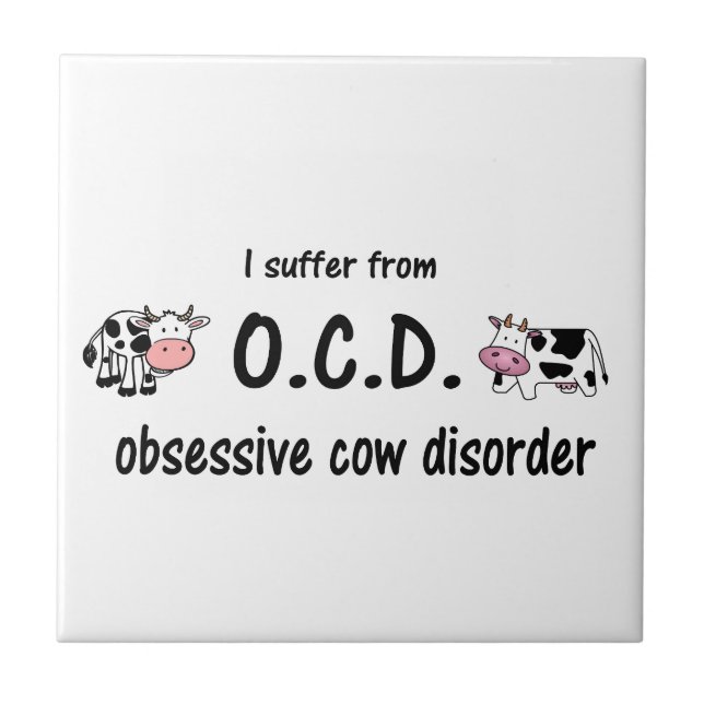 OCD Cow Tile (Front)