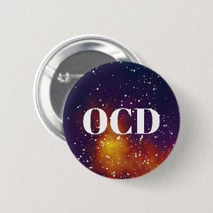 OCD Customisable Galaxy Identity 6 Cm Round Badge