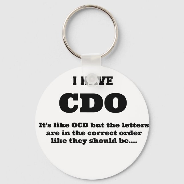 OCD - KEY RING (Front)