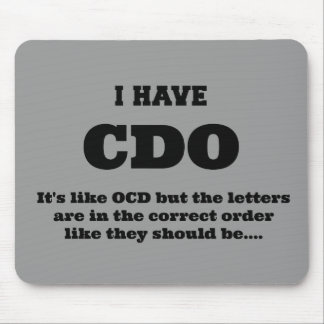 OCD - MOUSE MAT