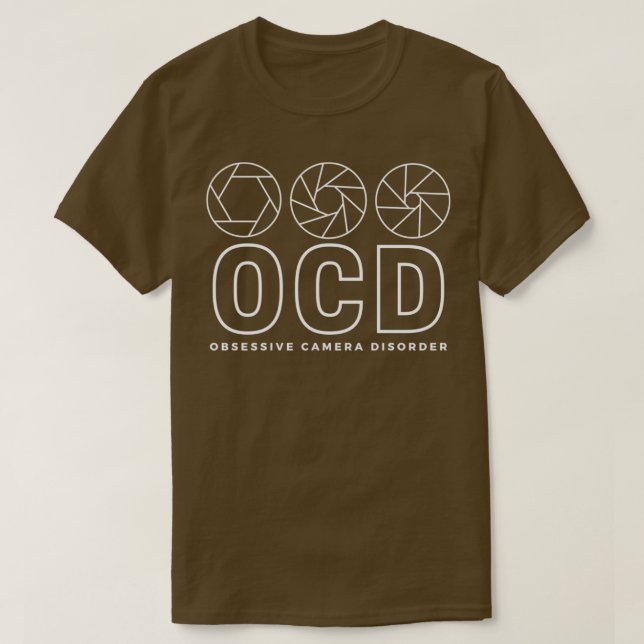 OCD (Obsessive Camera Disorder)  Version 2  T-Shirt (Design Front)