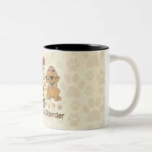 OCD Obsessive Canine Disorder Two-Tone Coffee Mug