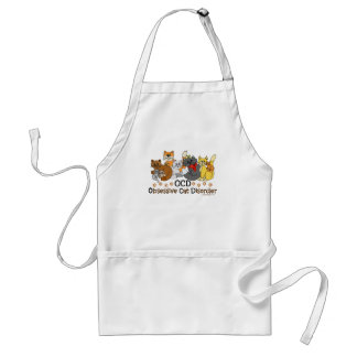 OCD Obsessive Cat Disorder Standard Apron