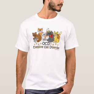 OCD Obsessive Cat Disorder T-Shirt