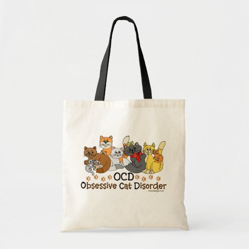 Image of OCD Obsessive Cat Disorder Tote Bag