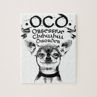 OCD obsessive chihuahua Jigsaw Puzzle