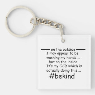 OCD - Obsessive Compulsive Disorder Awareness Key Ring