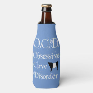 OCD Obsessive Cow Disorder Belties Belted Galloway Bottle Cooler