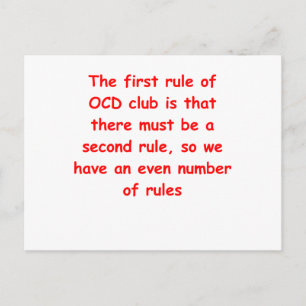 ocd postcard