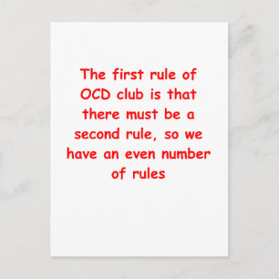 ocd postcard