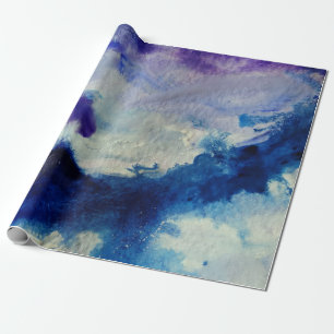 Ocean Abstract Art Wrapping Paper