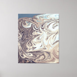Ocean Abstract Painting   Best modern abstract art Canvas Print