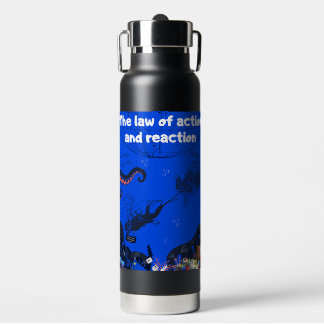 Ocean Action and Reaction Water Bottle