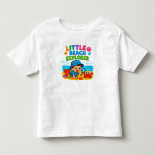 🏝️ Ocean Adventure Cartoon For Little Kids 🦀 Toddler T-Shirt